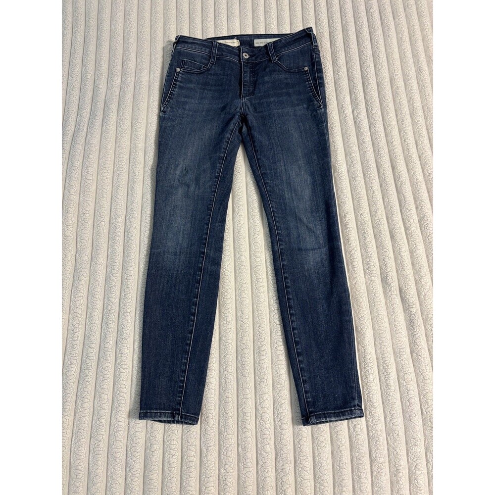 Pilcro Anthropologie High-Rise Denim Legging Skinny Jeans Womens 27 medium Wash